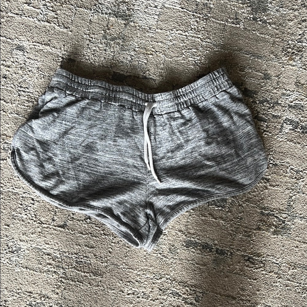 Mossimo Supply Co. Gray Athletic Shorts with Elastic Waistband and Drawstring